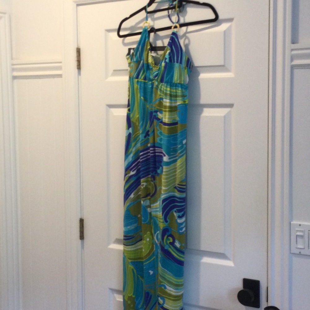 Trina Turk Maxi Halter Dress